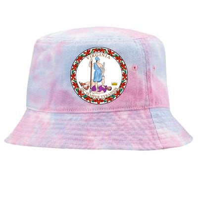 Virginia Sic Semper Tyrannis With Governor Northam Tie-Dyed Bucket Hat