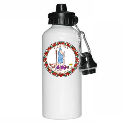 Virginia Sic Semper Tyrannis With Governor Northam Aluminum Water Bottle