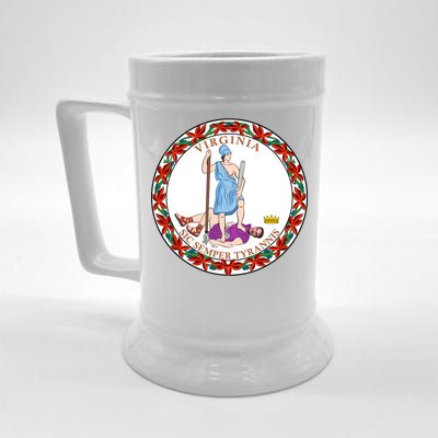 Virginia Sic Semper Tyrannis With Governor Northam Beer Stein