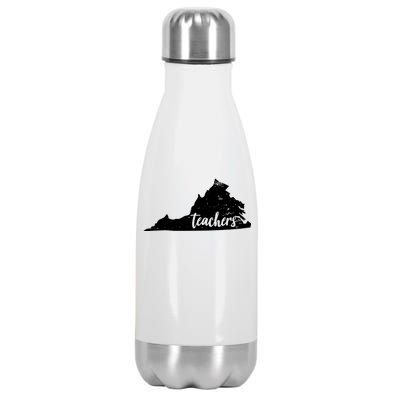 Virginia Teacher Vintage Red For Ed Stainless Steel Insulated Water Bottle