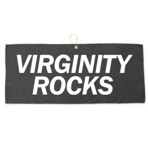 Virginity Rocks Large Microfiber Waffle Golf Towel