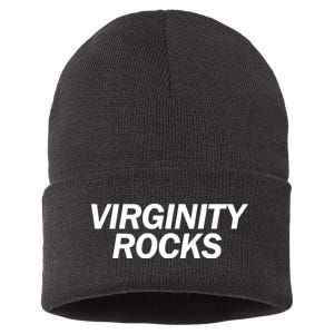 Virginity Rocks Sustainable Knit Beanie