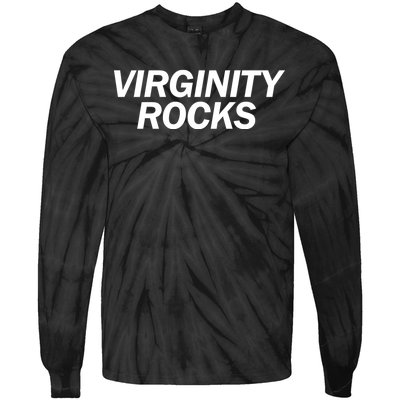 Virginity Rocks Tie-Dye Long Sleeve Shirt