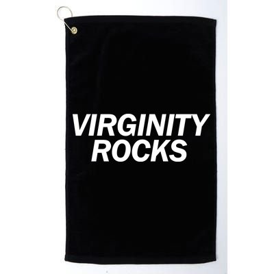 Virginity Rocks Platinum Collection Golf Towel