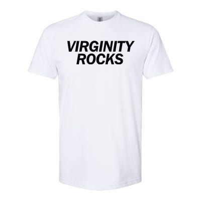 Virginity Rocks Softstyle CVC T-Shirt