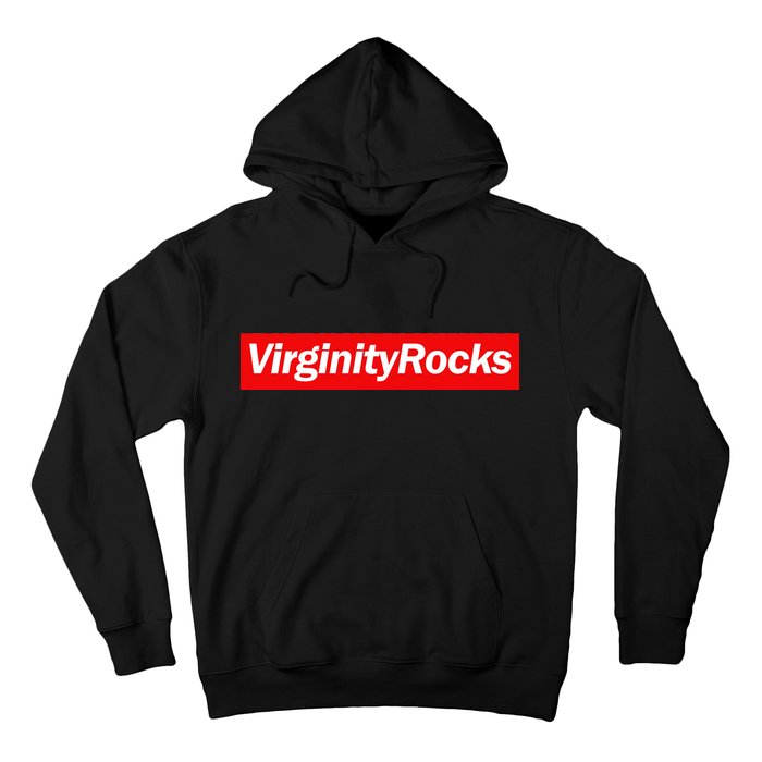 Virginity Rocks Box Logo Hoodie