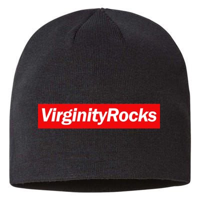 Virginity Rocks Box Logo Sustainable Beanie