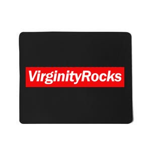 Virginity Rocks Box Logo Mousepad