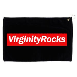 Virginity Rocks Box Logo Grommeted Golf Towel