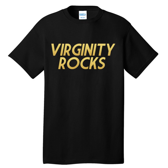 Virginity Rocks Gold Limited Edition Tall T-Shirt