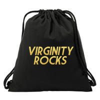 Virginity Rocks Gold Limited Edition Drawstring Bag