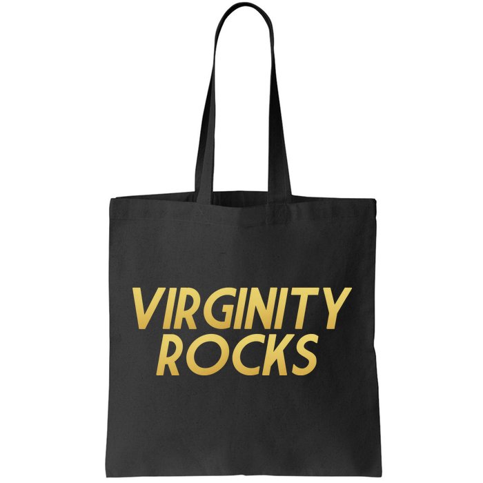 Virginity Rocks Gold Limited Edition Tote Bag