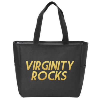 Virginity Rocks Gold Limited Edition Zip Tote Bag