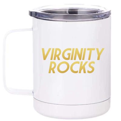 Virginity Rocks Gold Limited Edition 12 oz Stainless Steel Tumbler Cup