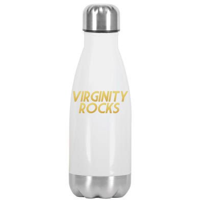 Virginity Rocks Gold Limited Edition Stainless Steel Insulated Water Bottle