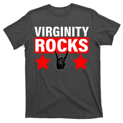 Virginity Rocks Hand Sign T-Shirt