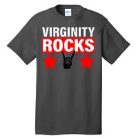 Virginity Rocks Hand Sign Tall T-Shirt