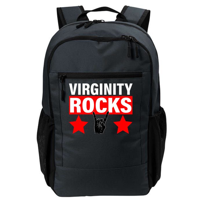 Virginity Rocks Hand Sign Daily Commute Backpack