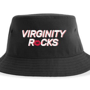 Virginity Rocks Kiss Lips Sustainable Bucket Hat