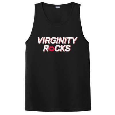 Virginity Rocks Kiss Lips PosiCharge Competitor Tank