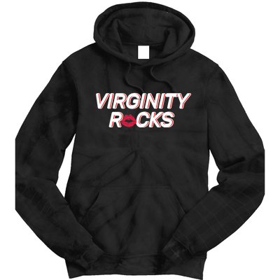 Virginity Rocks Kiss Lips Tie Dye Hoodie