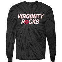 Virginity Rocks Kiss Lips Tie-Dye Long Sleeve Shirt