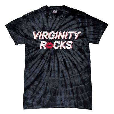 Virginity Rocks Kiss Lips Tie-Dye T-Shirt