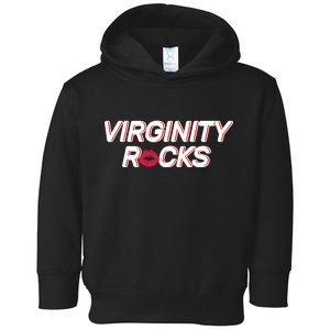 Virginity Rocks Kiss Lips Toddler Hoodie