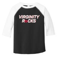 Virginity Rocks Kiss Lips Toddler Fine Jersey T-Shirt