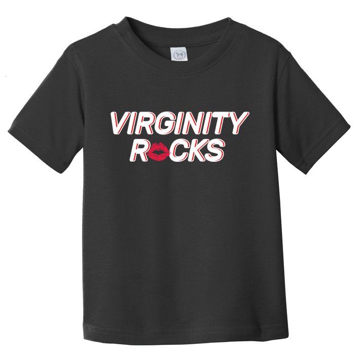 Virginity Rocks Kiss Lips Toddler T-Shirt