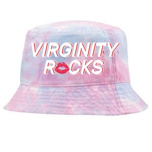 Virginity Rocks Kiss Lips Tie-Dyed Bucket Hat