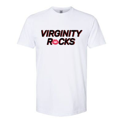 Virginity Rocks Kiss Lips Softstyle CVC T-Shirt