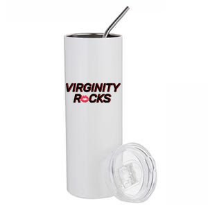 Virginity Rocks Kiss Lips Stainless Steel Tumbler