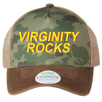 Virginity Rocks Retro Funny Legacy Tie Dye Trucker Hat