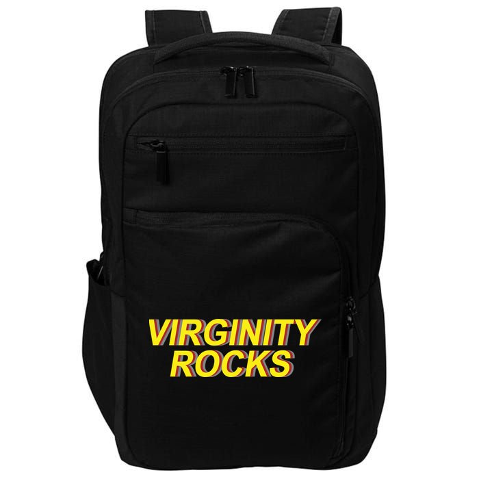 Virginity Rocks Retro Funny Impact Tech Backpack