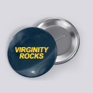 Virginity Rocks Retro Funny Button