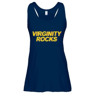 Virginity Rocks Retro Funny Ladies Essential Flowy Tank