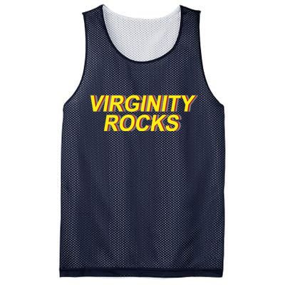 Virginity Rocks Retro Funny Mesh Reversible Basketball Jersey Tank