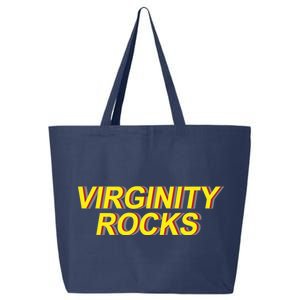 Virginity Rocks Retro Funny 25L Jumbo Tote