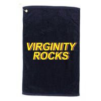 Virginity Rocks Retro Funny Platinum Collection Golf Towel