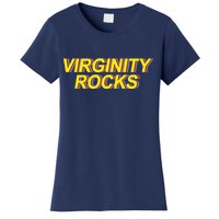 Virginity Rocks Retro Funny Women's T-Shirt