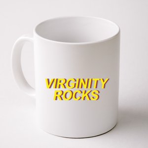 Virginity Rocks Retro Funny Coffee Mug