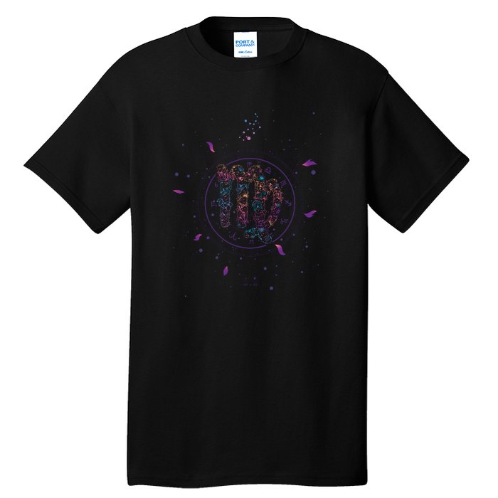 Virgo Floral Zodiac Tall T-Shirt