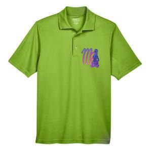 Virgo Girl Zodiac Sign Men's Origin Performance Pique Polo