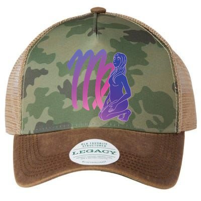 Virgo Girl Zodiac Sign Legacy Tie Dye Trucker Hat