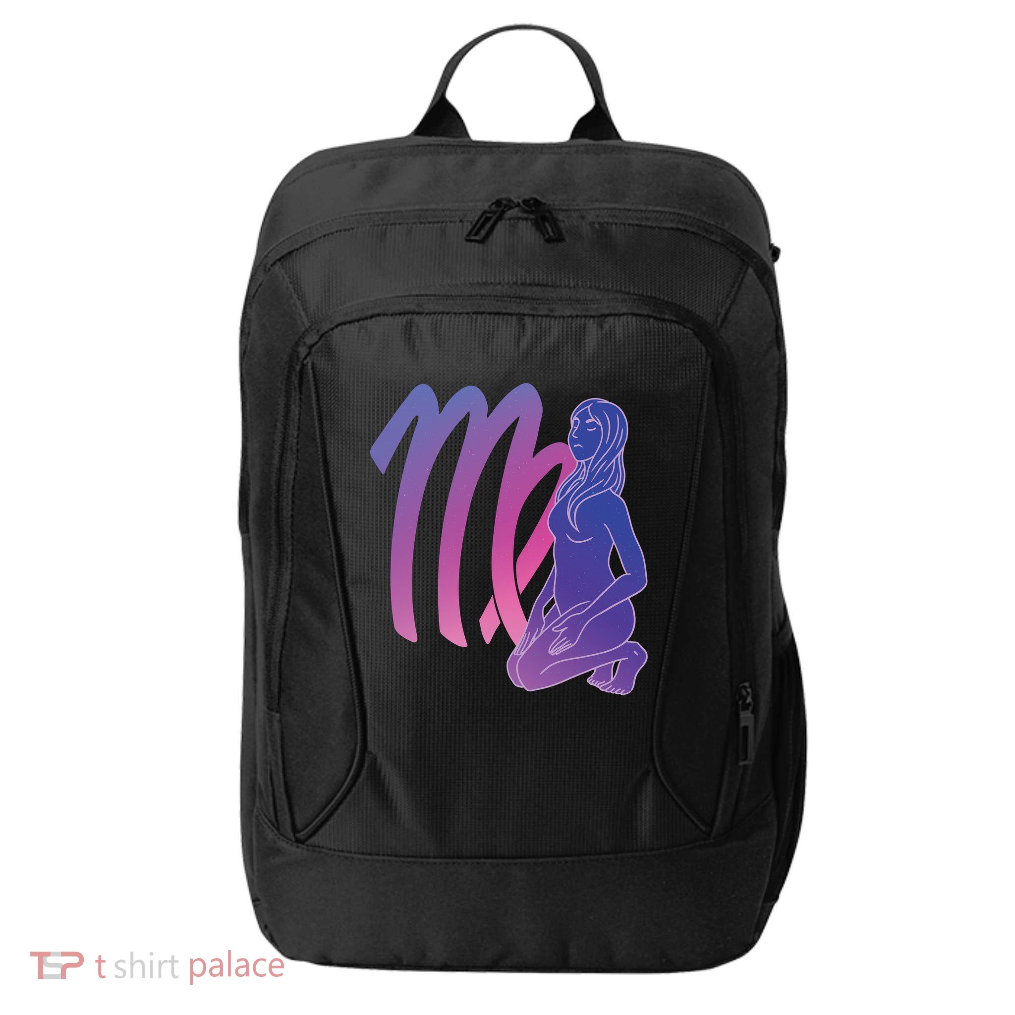 Virgo Girl Zodiac Sign City Backpack