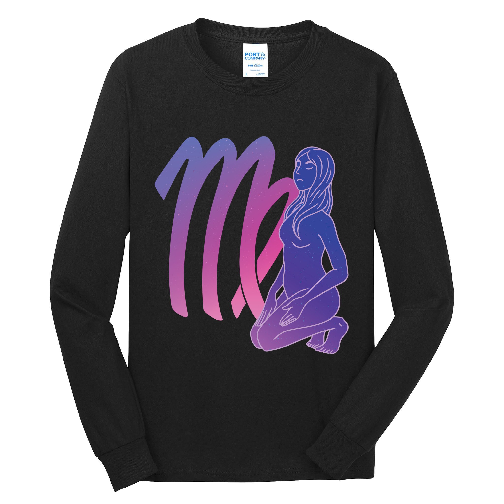 Virgo Girl Zodiac Sign Tall Long Sleeve T-Shirt