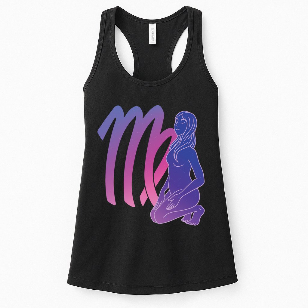 Virgo Girl Zodiac Sign Womens Tank Top