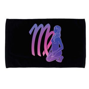 Virgo Girl Zodiac Sign Microfiber Hand Towel