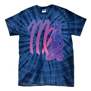 Virgo Girl Zodiac Sign Tie-Dye T-Shirt